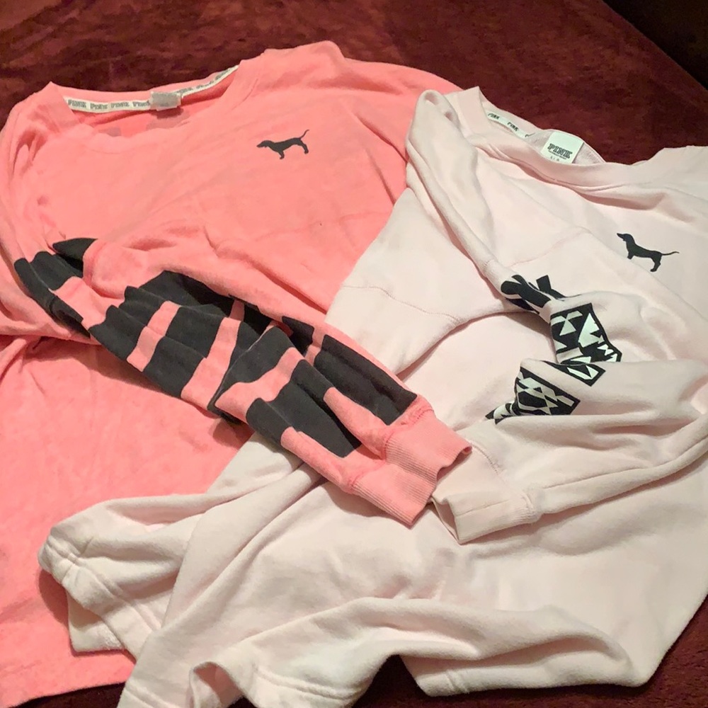 Victoria secret Long sleeved tops & 1 swim coverup